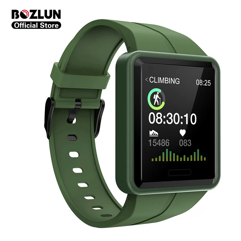 Bozlun W37 New Smart Watches IP67 Waterproof Heart Rate Blood Pressure Monitoring Smartwatch Fitness Tracker For Men Women Watch
