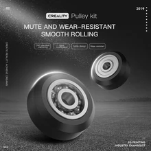 

CREALITY 3D Pulley Assembly Pulley Kit 3PCS/Set Mute and Wear-Resistant Round Wheel for CR-6SE 3D Printer