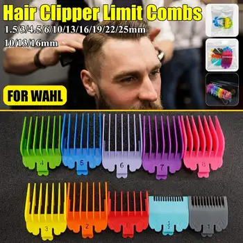 

3/10Pcs Hair Clipper 1.5/3/4.5/6/10/13/16/19/22/25mm Plastic Limit Combs Clipper Positioning Comb Replacement Tools For WAHL