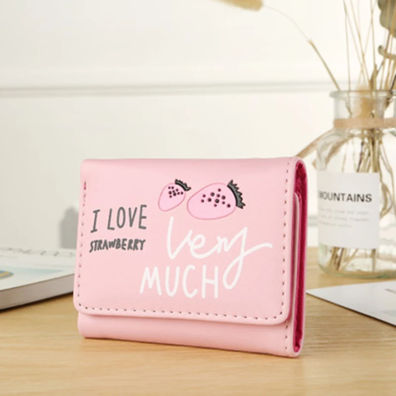 

Women Wallet Small Cute Wallet Women Short Leather Women Wallets Zipper Purses Portefeuille Female Purse Clutch qian bao