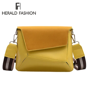 

Retro Suede Patchwork Crossbody Bags for Women Messenger Bags Lady Small Flap Shoulder Bag Design Female Travel Handbag 2020