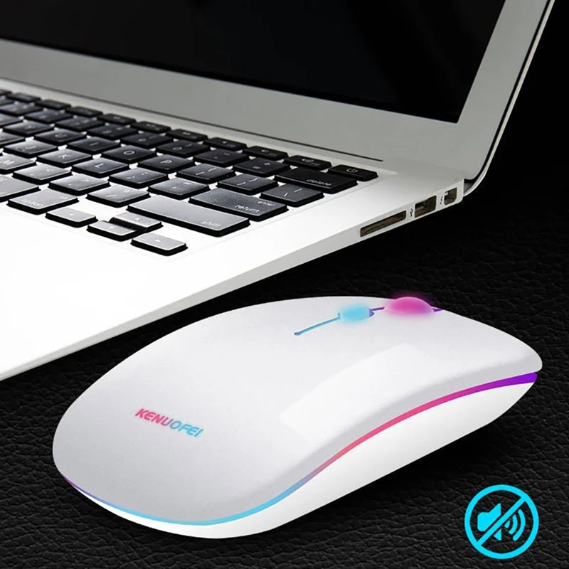 Для Apple Macbook Air для Xiaomi Macbook Pro Bluetooth перезаряжаемая Бесшумная беспроводная мышь для huawei Matebook ноутбука