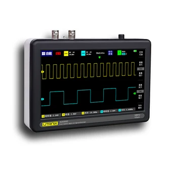 

Digital Oscilloscope 100MHz Bandwidth 1GSa / s Sampling Rate 7inch Color LCD Touching Screen Tablet Multifunction Dual