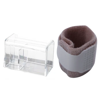 

1Pcs Dust Proof Cosmetics Organizer with Lid & 8Pcs Toe Splint Wraps Non Slip Hammer Toe Straightener