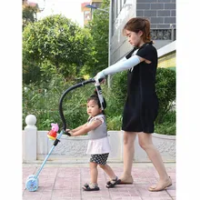 Детские ходунки Помощь с поясом, детская обувь для обучения ходьбе машина с музыкальной коробкой, регулируемая высота открытый толчок игрушки для малышей