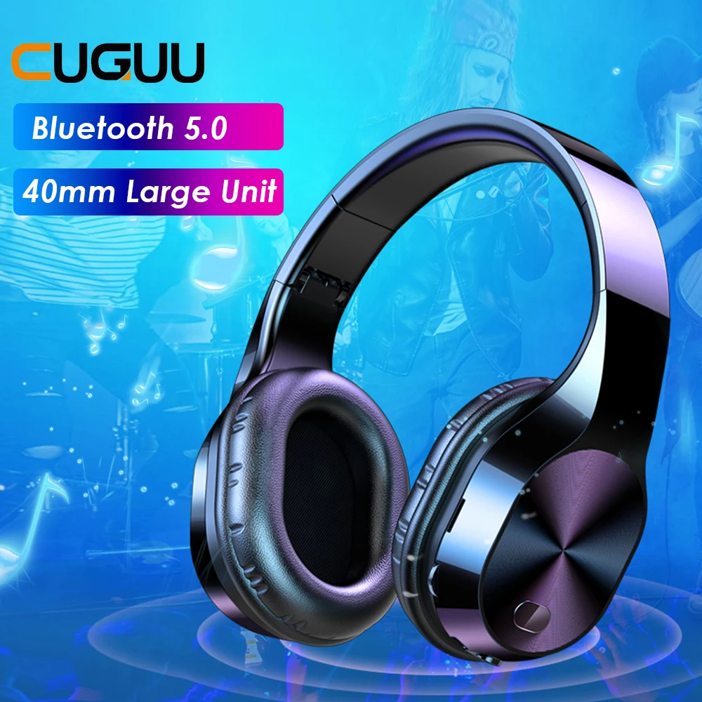 Foldable Wired Wireless Headphone 5 0 Bluetooth Wireless Earphones Stereo Earbuds Gaming Headsets With Microphone PC Laptop