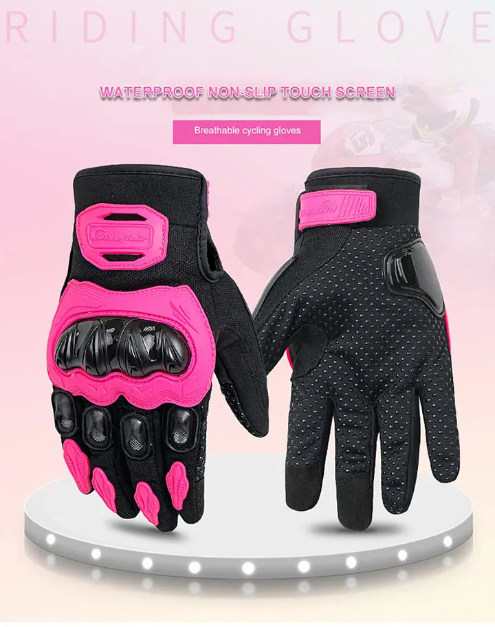 Moto rcycle перчатки байкерские moto rcross полный палец мужские и женские moto rcycle велосипедные водонепроницаемые перчатки нескользящие перчатки на липучке
