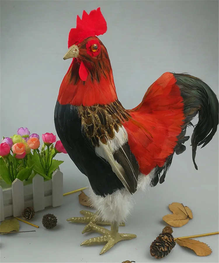 Игрушка курица украшение модель кладка курица петух ремесла игрушка унисекс реквизит не-продукты животного