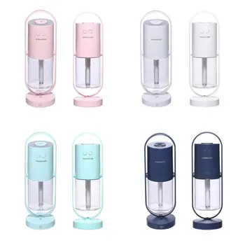 

200ml Mini Air Humidifier with LED Lights Aroma Diffuser Portable Mist Purifier