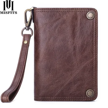 

Quenya new genuine leather men clutch wallet brand design male slim short wallets man coin purse with zipper pocket card holder