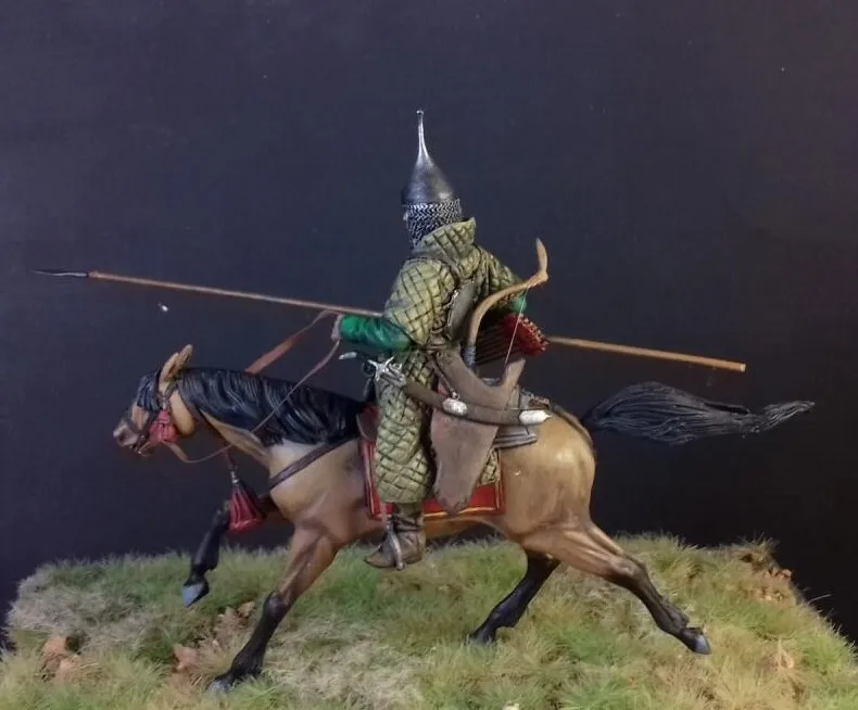 1/32 сборка каучуковая Фигурка Набор рыцарь марширование