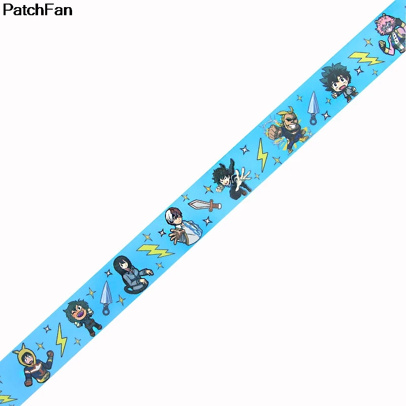 Patchfan My Hero Academy аниме альбом книга DIY Скрапбукинг дети клей васи маскирующая Лента Печатный узор наклейки A2472