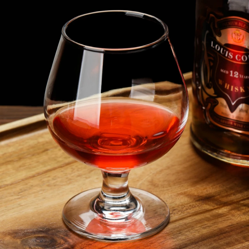 Cognac Brandy Glass Transparent High Capacity Goblet Red Wine Glass Scented Cup Suit Whisky Vodka Bar Restaurant Drinking Vessel Whiskey Glass