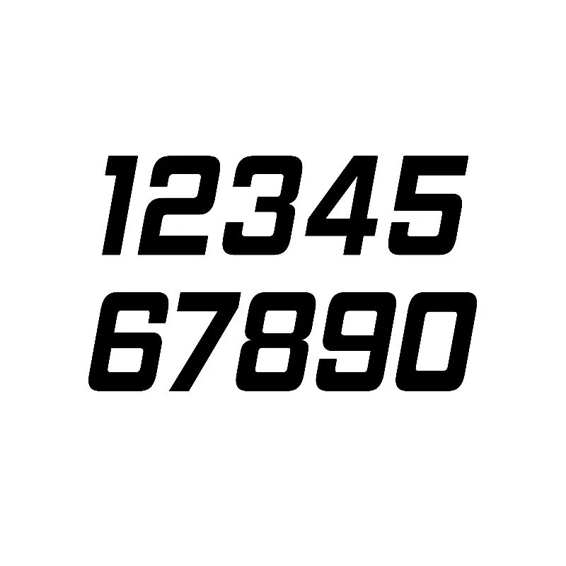 

15CM*9.1CM Fun Phone Number 1234567890 Vinyl Car-styling Decal Car Sticker Graphical C11-0768