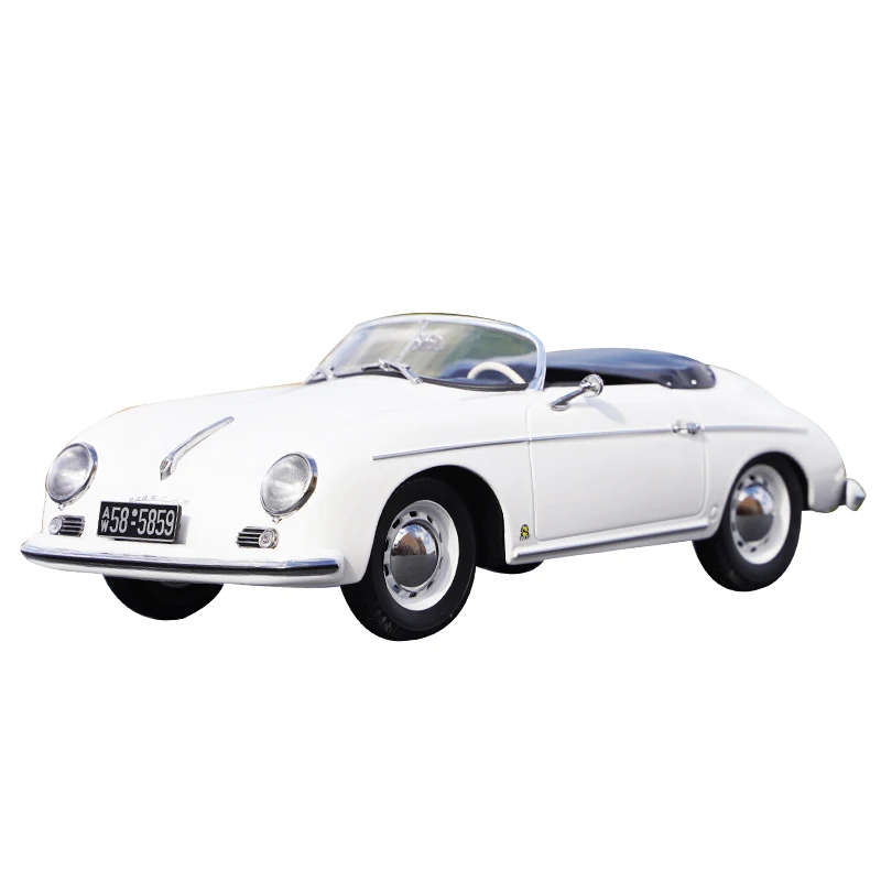 

Hot Sale High Quality Classic Norev White/blue 1:18 Porsche 356 Diecast Vintage Car Model for Sale