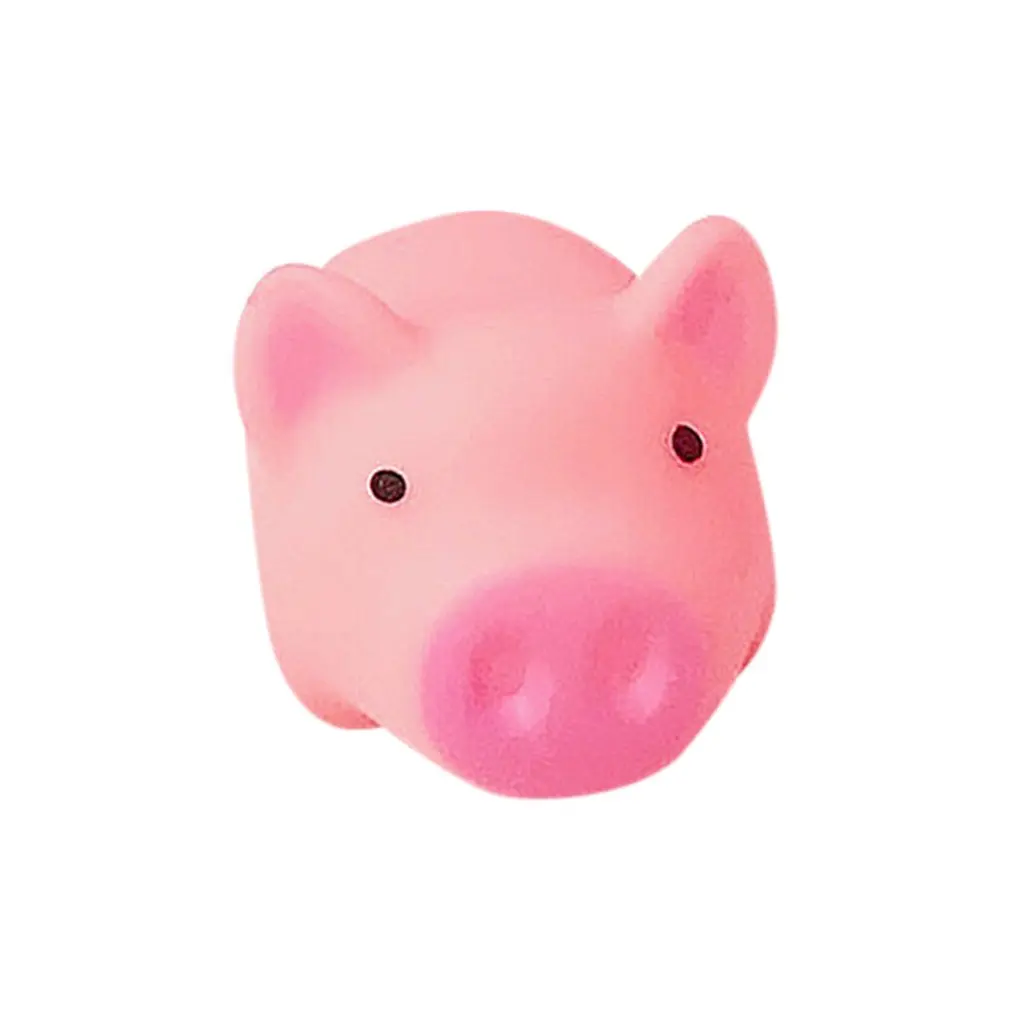 Мягкая Милая Розовая свинка с героями мультфильмов, детские игрушки, вентилирующая свинья, сжимающая музыку, которая называется