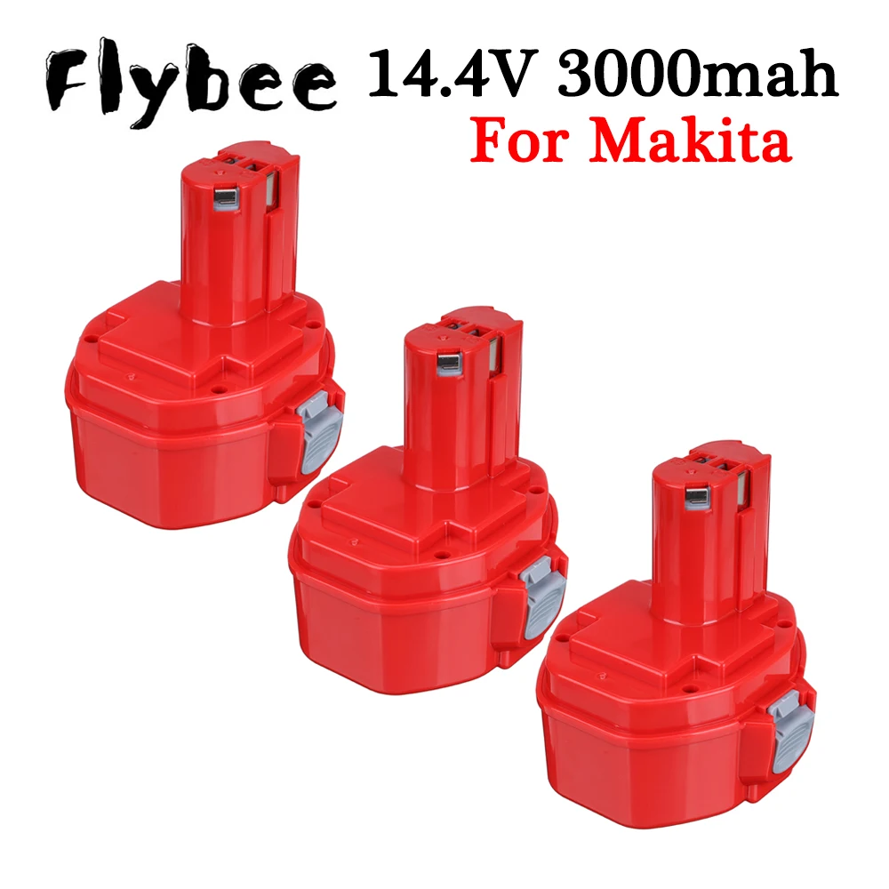 

For Makita PA14 14.4V 3000mAh NiMH Rechargeable Battery Cordless screwdriver Power Tools Bateria 1422,1420,192600-1, 6281D,6280D