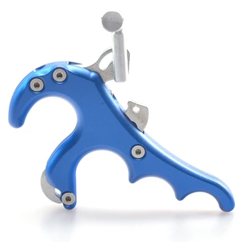 

Bow Release Trigger Thumb 4 Finger Bow Release Thumb Caliper Compound Bow Button Release Aid Grip for Archery Accessory