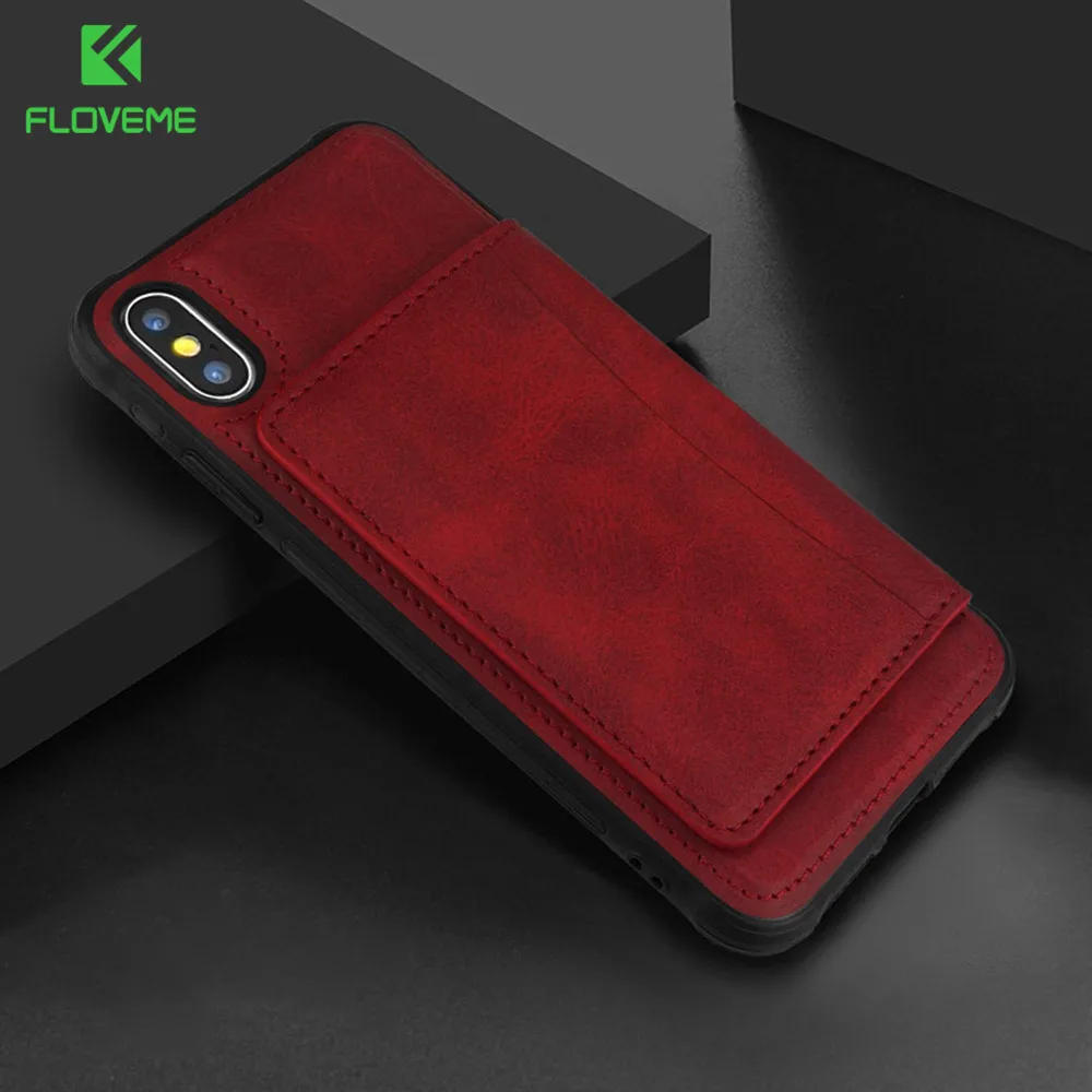 Floveme Leather Case For iPhone 11 XR 7 8 XS Plus Shockproof 6 6S X MAX Cover Fundas Coque |