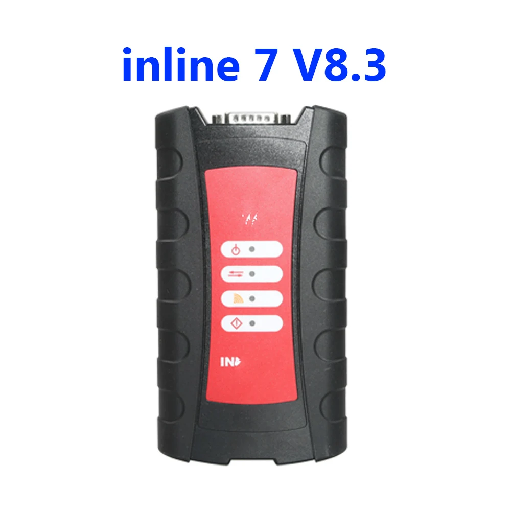 Inline 6 inline 7 адаптер для передачи данных Insite V8.5 V8.3 V7.6 адаптер для передачи данных сканер для тяжелых грузовиков диагностический инструмент - Цвет: Inline 7 V8.3