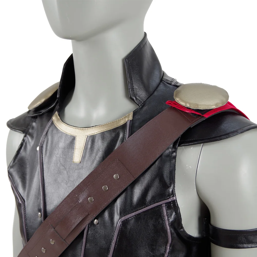 Cosdaddy Odinson Cosplay Cotume Men PU Battle Suit Superhero Costume for Halloween Party Show