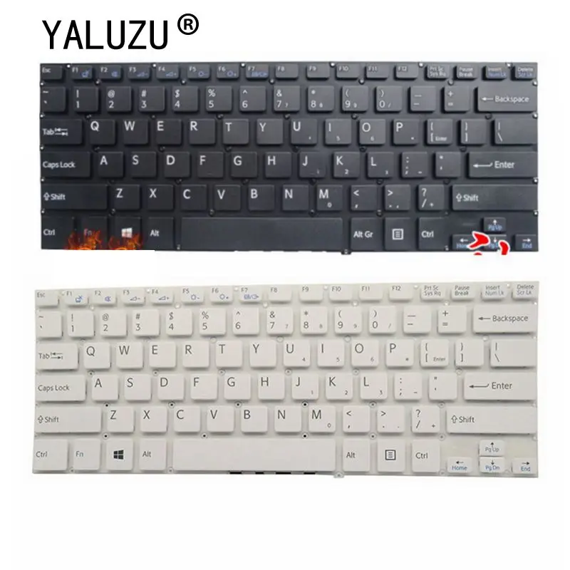 YALUZU новая английская клавиатура для ноутбука SONY SVF143A1QT SVF142A23T SVF143A2TT SVF14 SVF14E SVF 14 series