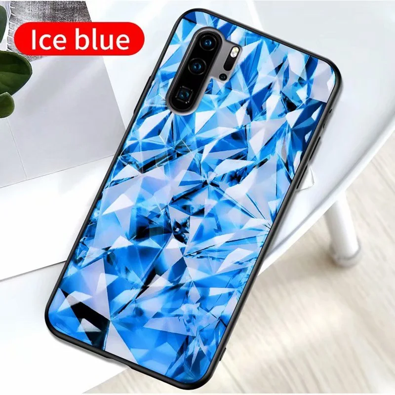 

Diamond pattern cover For Huawwei P 30 20 Pro Lite Nova 5 4 i E Pro Mate 30 For Honor 9 X Pro Pjay3 Luxury mobile phone cover