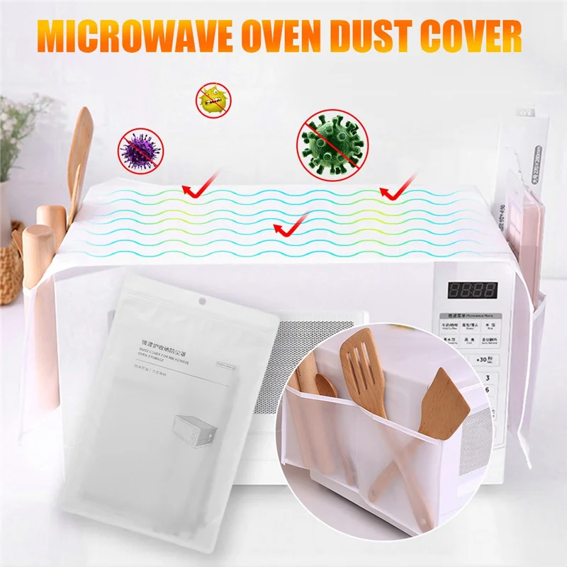 Dust Cover Household Waterproof Microwave Oven Eco-Friendly With Storage Bag For Kitchen Useful |