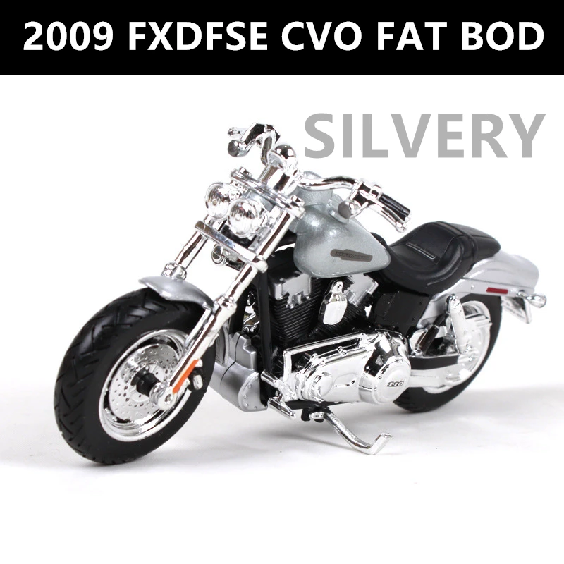 Maisto 1:18 Harley Dyna удобрение 2009 оригинальная Авторизованная модель мотоцикла из сплава игрушечный автомобиль Коллекционирование - Цвет: 2009