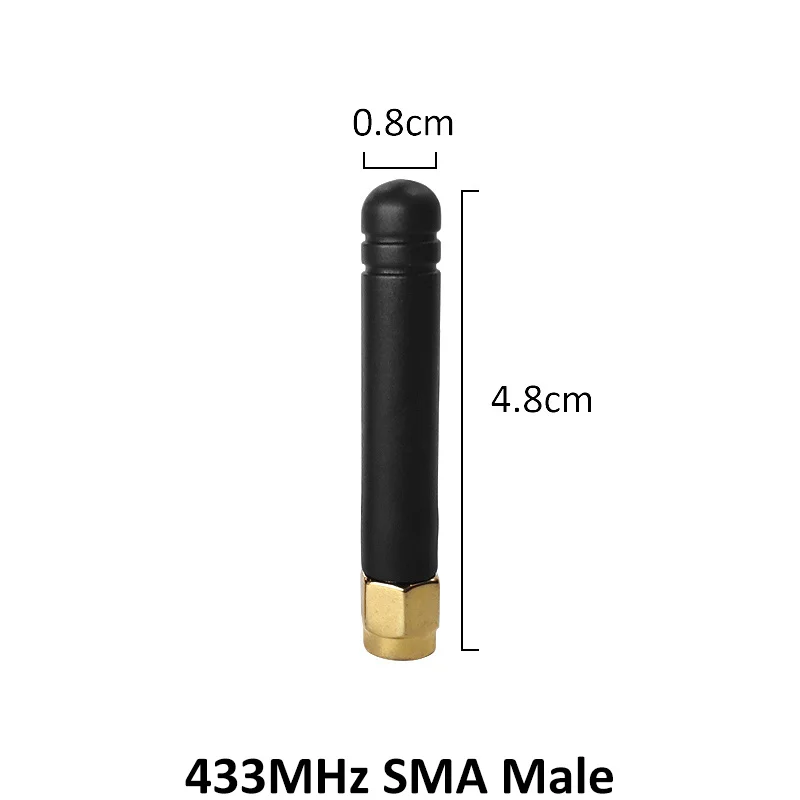 GRANDWISDOM 5/10/20pcs 433mhz antenna 3dbi sma male lora antene pbx iot module lorawan signal receiver antena high gain