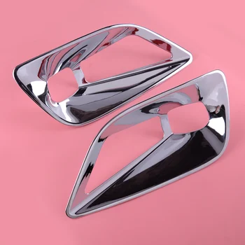 

CITALL 2Pcs ABS Chrome Sliver Front Fog Light Lamp Cover Trim Decor Decoraion Frame Fit for Jeep Cherokee 2019