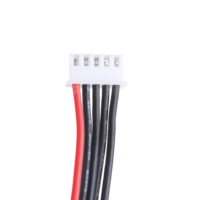 4S1P Lipo батарея баланс зарядное устройство кабель 22 AWG кремниевый провод JST XH Cnnector 10 см DXAD