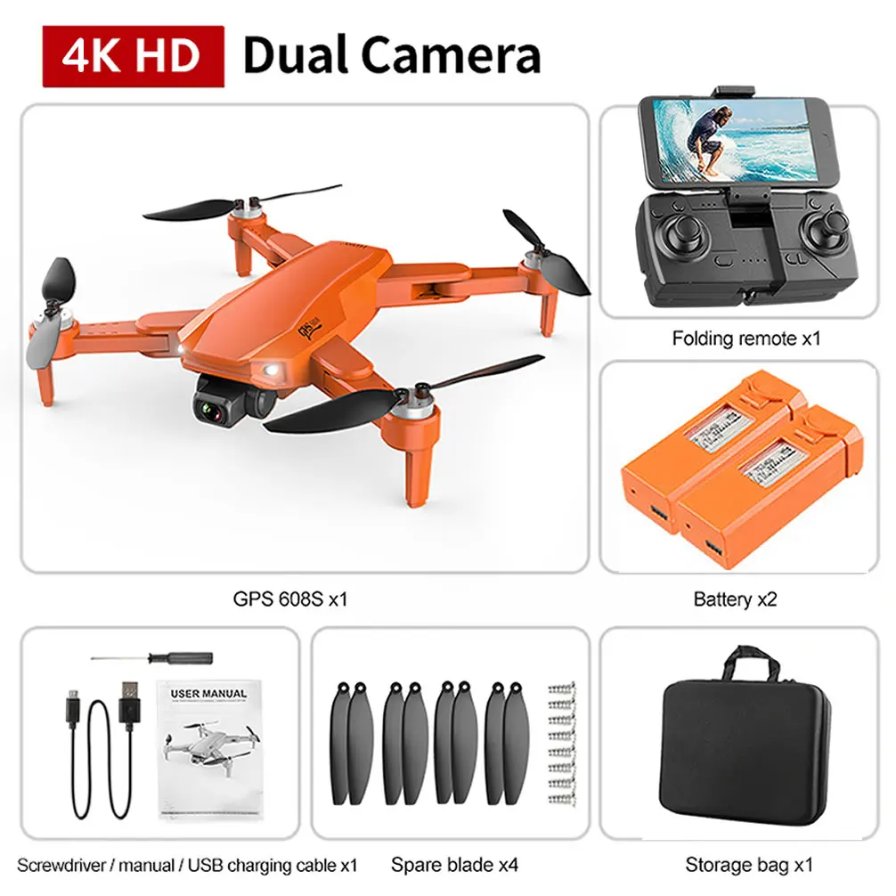 GPS 6K RC Drone UAV with HD Camera Aerial Photography Remote Control Helicopter Quadcopter Aircraft High Quality 3km Flying Dron camera quadcopter drone with camera and remote control RC Quadcopter