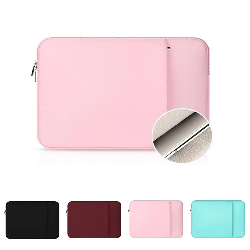

Laptop Bag for Macbook Pro 13" Case Soft Lining Version for Air 11 12 14 15 15.6 Inch Laptops Sleeve with Front Pocket Case