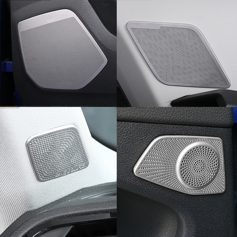 

Для Audi Q3 2019, аксессуары для интерьера автомобильной двери, громкий динамик, звуковая крышка, звуковая колонка, задняя дверь, звуковая колонка, декоративная крышка