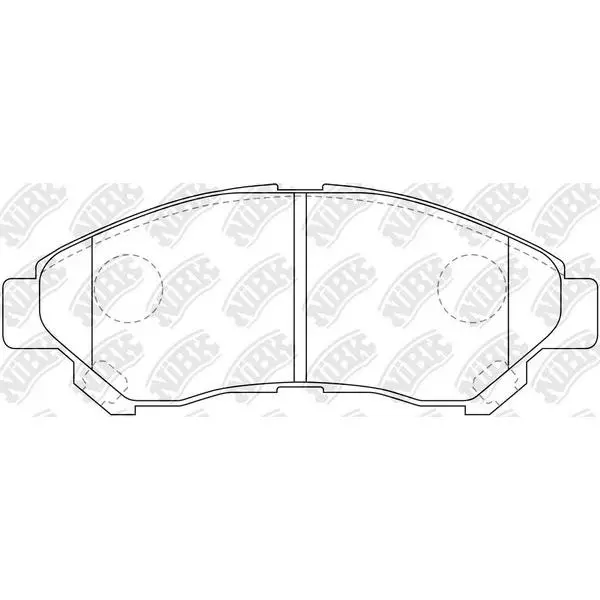 Disc pads front  Toyota 1.5-08 NIBK PN1847 |