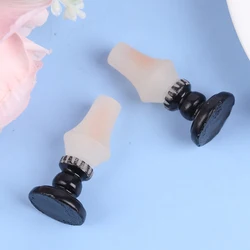 Bougeoirs miniatures pour maison de poupée, 1 pièce, accessoires de meubles, Mini candélabres, jouet pour enfant, cadeau 