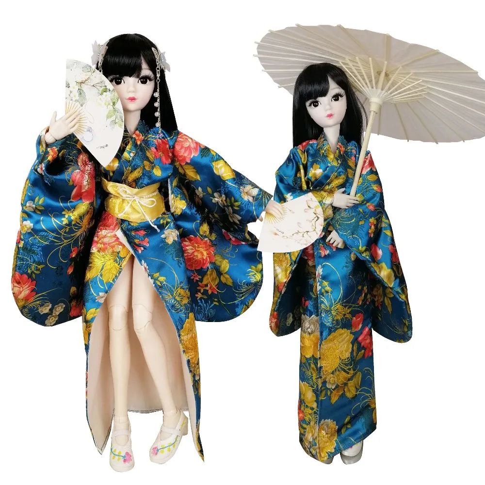 EVA BJD 1/3 60 см 24 дюйма азиатское японское кимоно девушка мяч шарнирная кукла Обнаженная белая кожа Смола Модель с открытой головой DA001-133