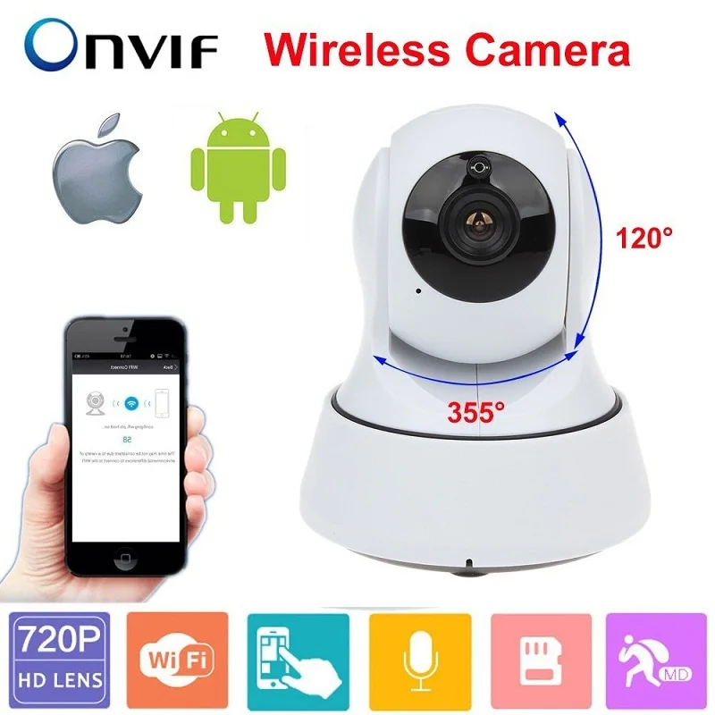 HD 1080P ip-камера Беспроводная камера наблюдения Wifi камера Облачное хранилище ночного видения Двусторонняя голосовая домашняя умная видеоняня