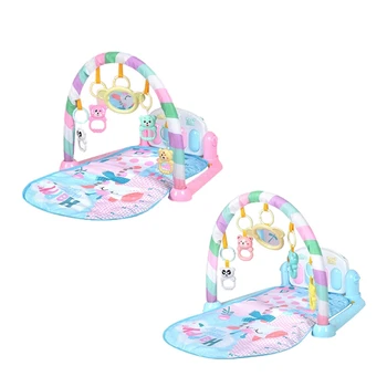 

Baby Play Mat Gym Toys Gaming Carpet 0-36 Months Soft Lighting Rattles Children's Music Mat Blue Pink Baby Gifts Educational Toy