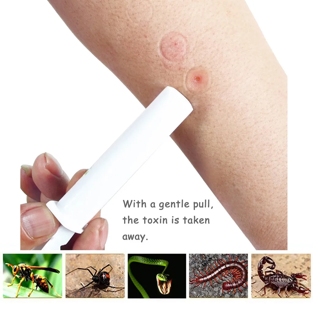 

1/2/3PC Vacuum mosquito bite outdoor pipette Extractor Pump Kit Will Suction Out Poison/Venom From Snake and Bug Bites Safety