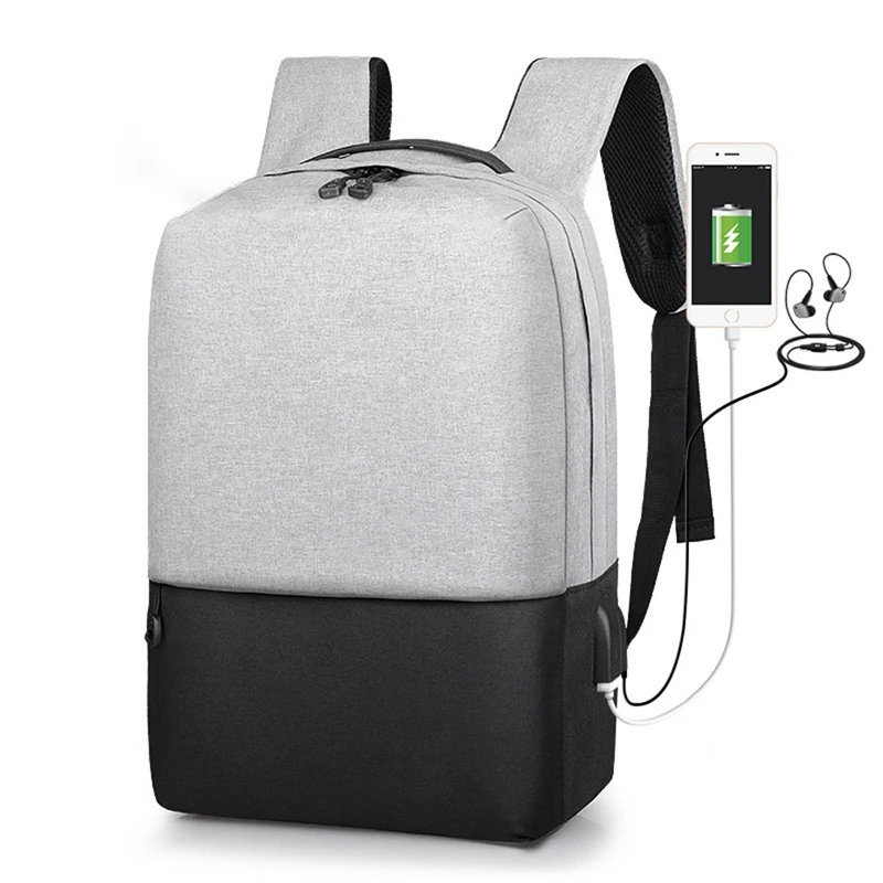 Рюкзак для ноутбука 15 дюймов Usb зарядное устройство рюкзаки компьютер Противоугонный рюкзак унисекс школьный рюкзак сумка для путешествий