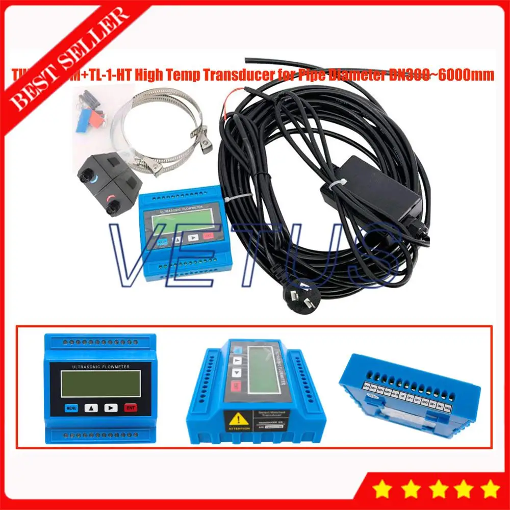 TUF 2000M Digital Ultrasonic Flow Meter Flowmeter Module with High Temp
