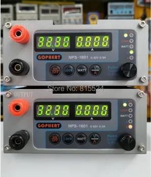 

NPS-1601 0-32V 0-5A Adjustable DC Regulated Power Supply Constant Voltage Current Source
