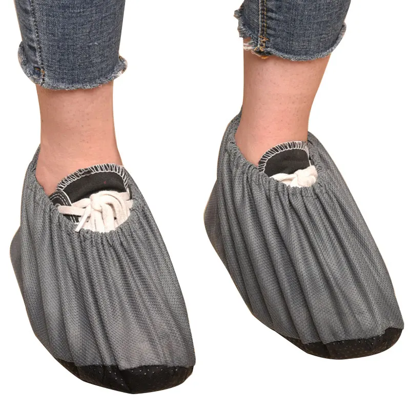 Thick Reusable Shoe Covers Non-woven Household Washable Non-slip Non-disposable Guests Family Tools Shoe Covers