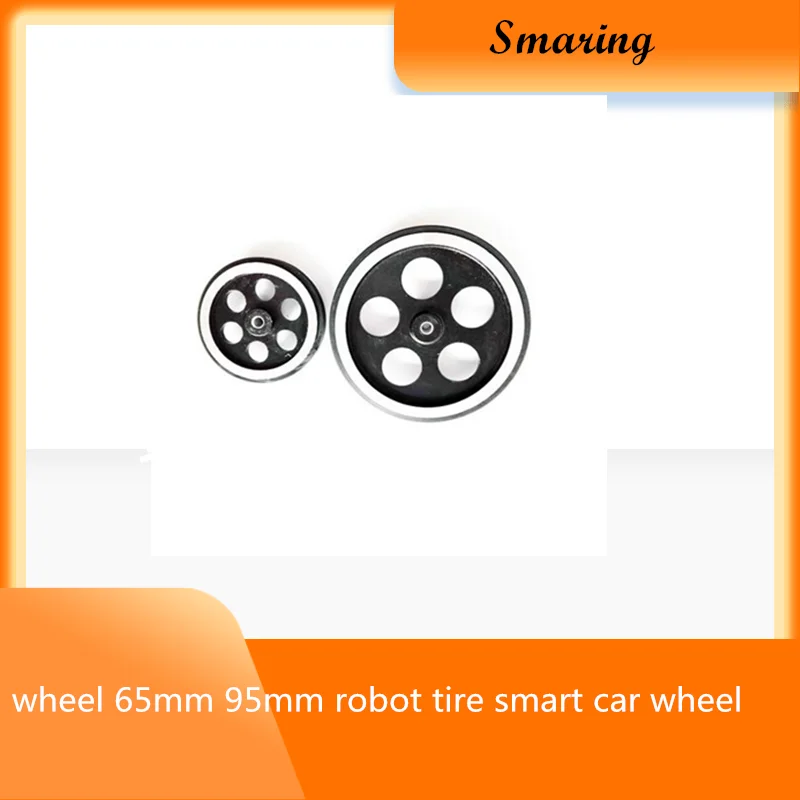 Тяжелая металлическая шина 65 мм 95 робота умное автомобильное колесо|metal wheel|smart car
