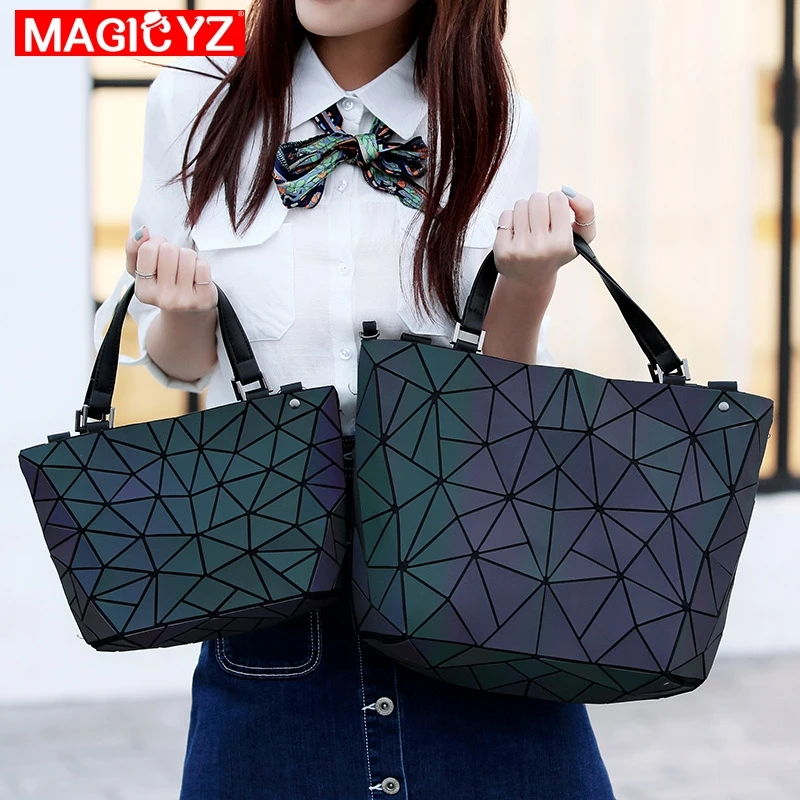 Женская голографическая сумка-ведро модная повседневная сумка-мессенджер