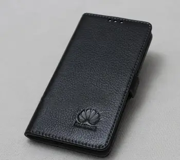 

huawei honor 5x case cover flip Genuine leather case for huawei smart phone luxury phone case back cover 5x Mobile phone