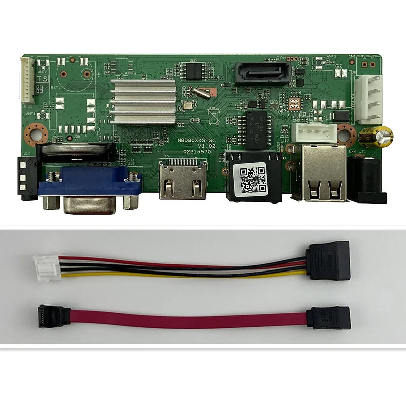 16CH*4K H.264/H.265 Network Digital Video Recorder NVR ONVIF P2P Cloud VMS XMEYE Support 1 SATA MAX 12T RTSP Surveillance