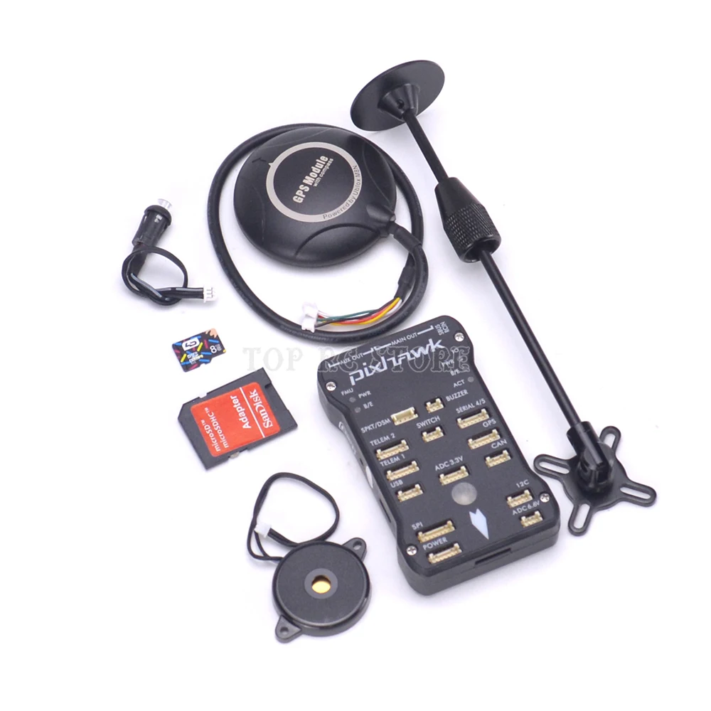 

Hot Pixhawk 2.4.7 Upgrade 2.4.6 PX4 32 bits Flight Controller Board & 7M / M8N GPS 4G SD Card PPM Power Module 433Mhz Telemetry